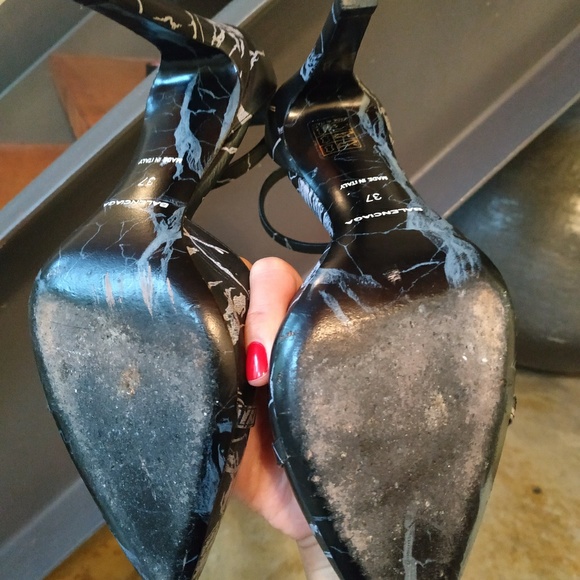 **SOLD** BALENCIAGA Marble Strap Heel - Picture 8 of 8